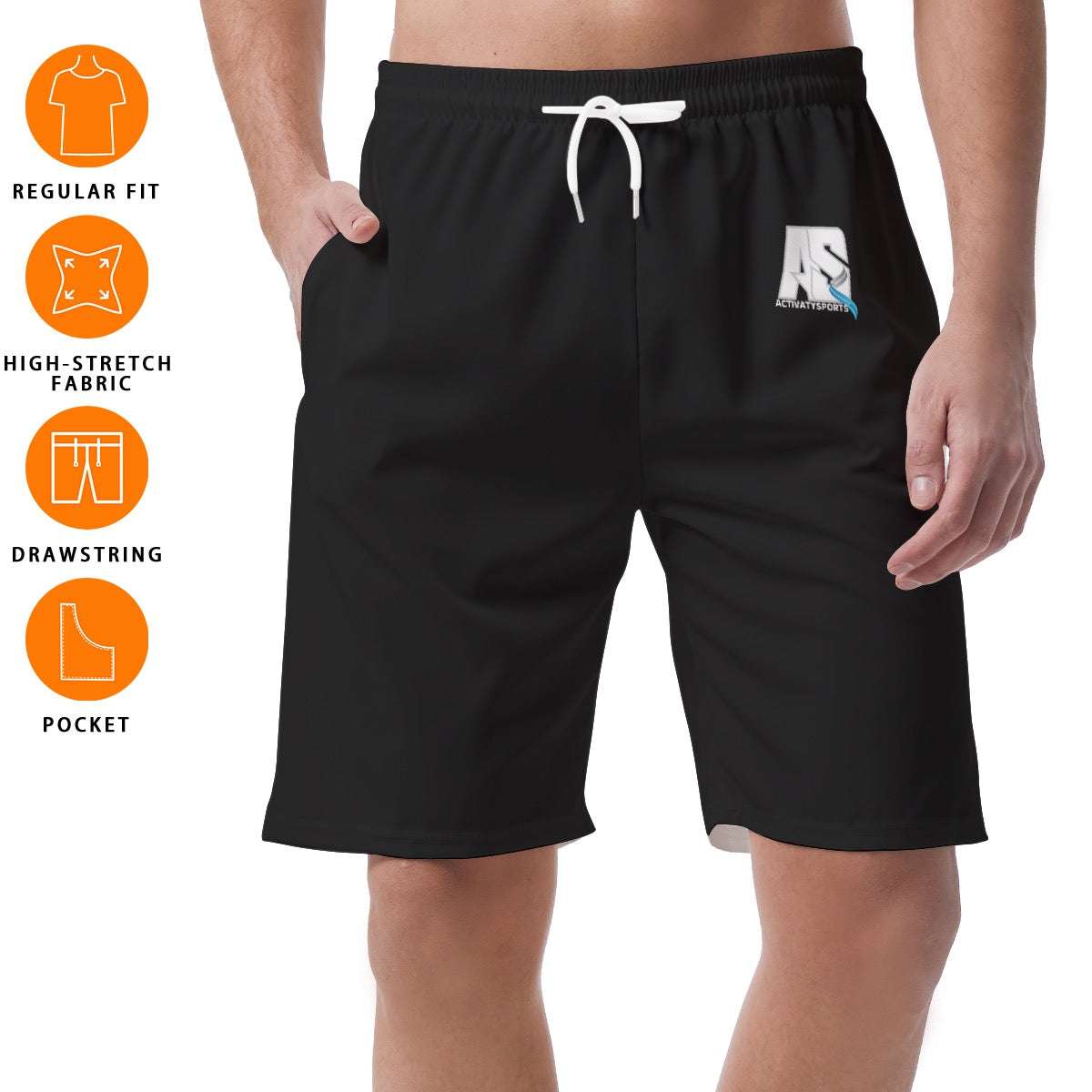 AS Official Men's Shorts (Black)