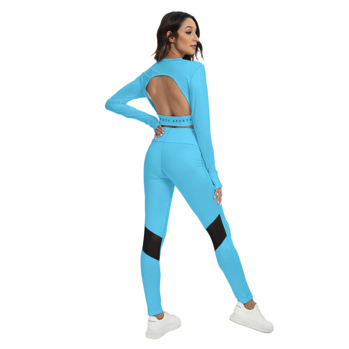 AS Official Women's Sport Set With Backless Top And Leggings