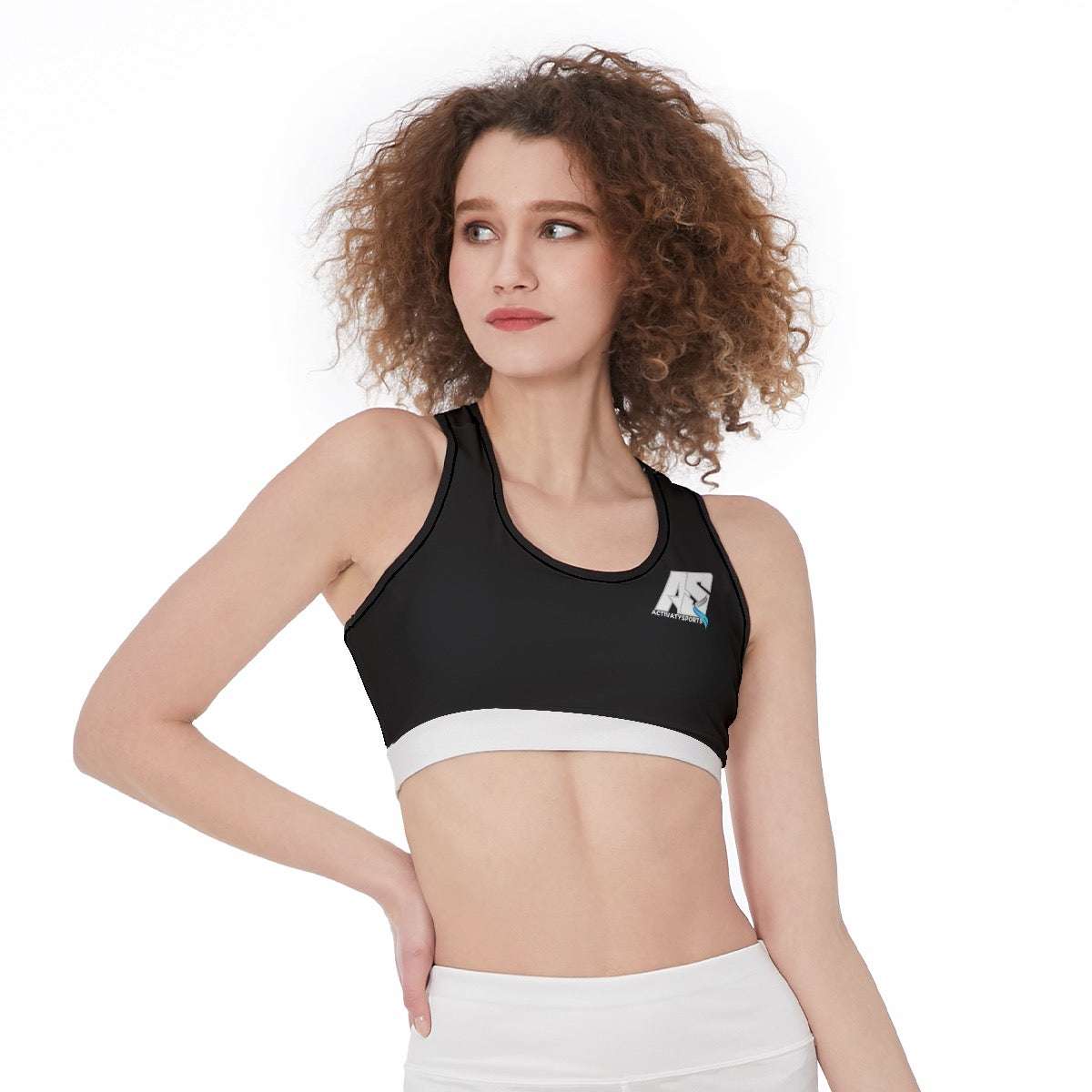 AS Official Women's Sports Bra (Black)