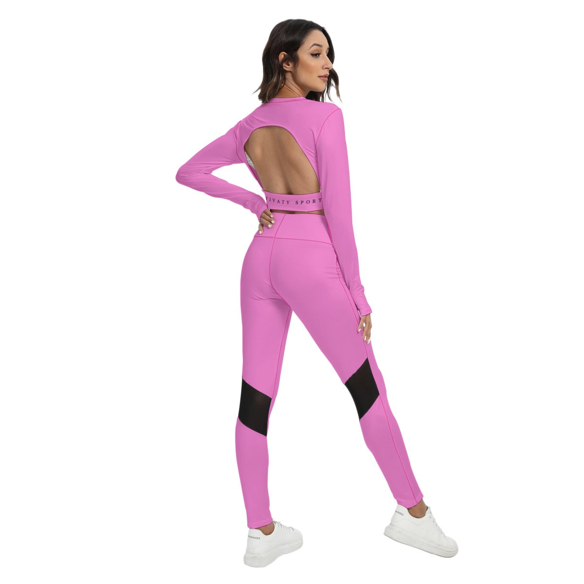 AS Official Women's Sport Set With Backless Top And Leggings