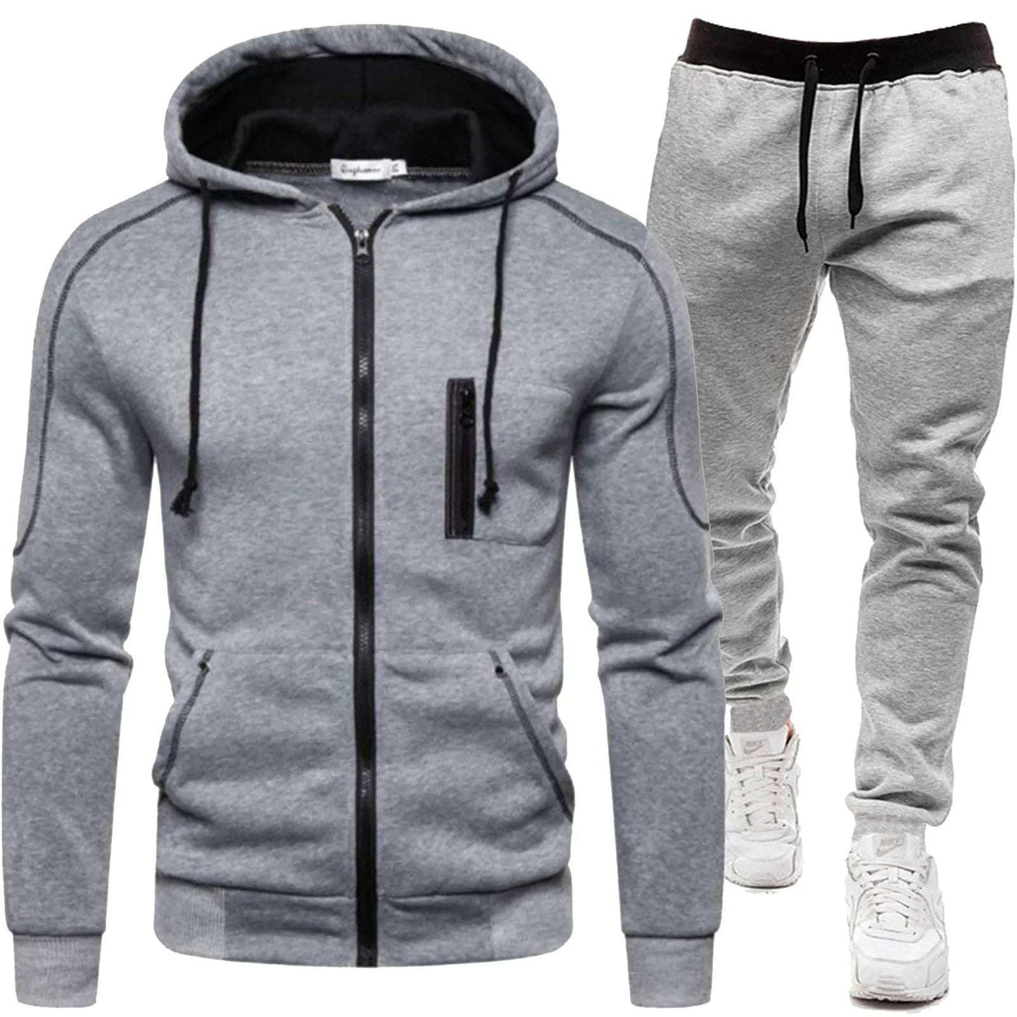 Men's Sport Casual Tracksuit Set 2 Piece