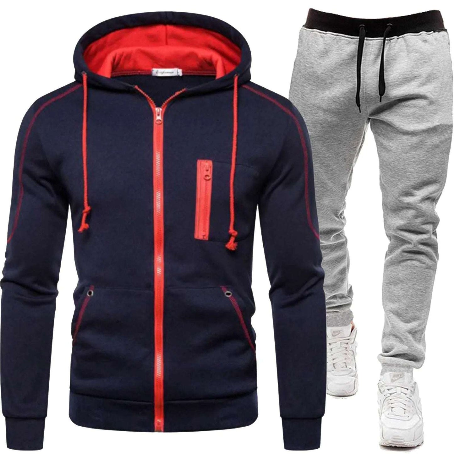 Men's Sport Casual Tracksuit Set 2 Piece