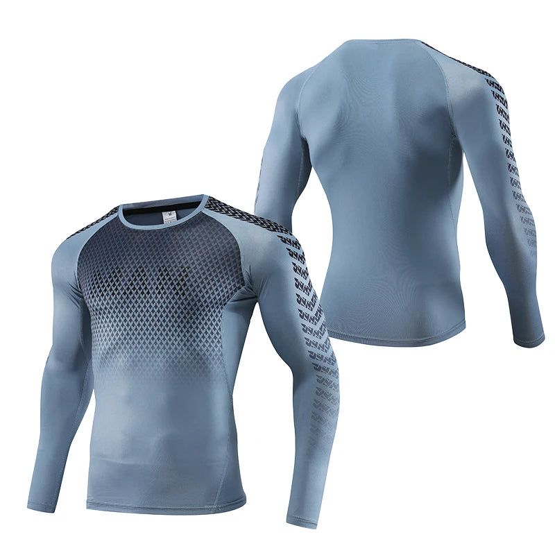 Mens Compression Gym Sweatshirts "MAN"