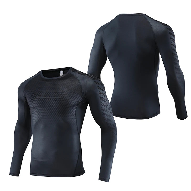 Mens Compression Gym Sweatshirts "MAN"