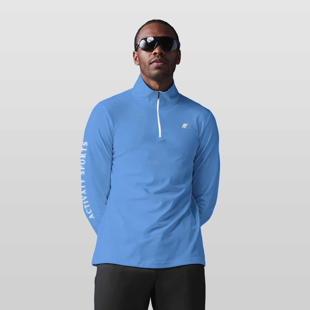 AS Men's Sports Collar Jersey, Long Sleeve