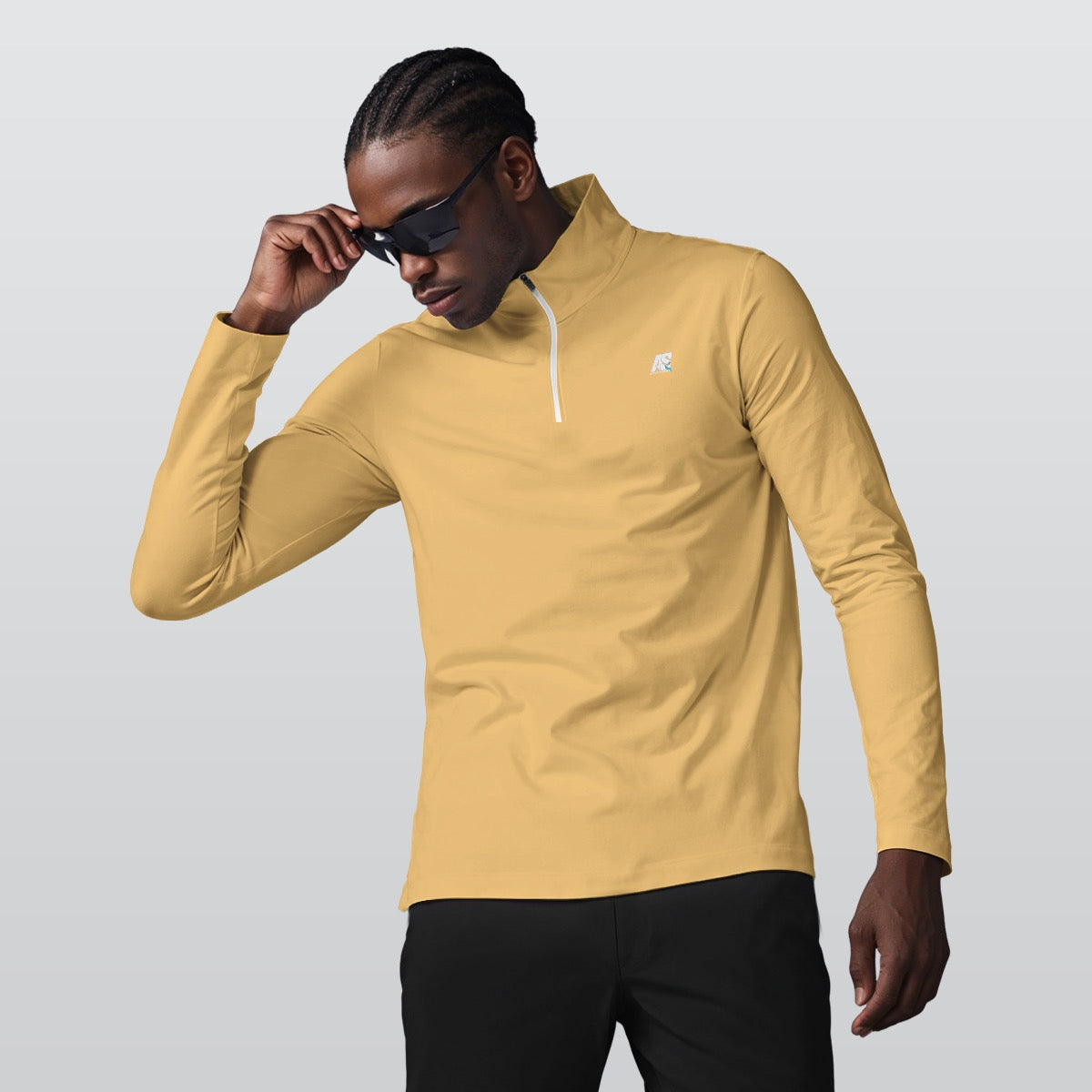 AS Men's Sports Collar Jersey, Long Sleeve