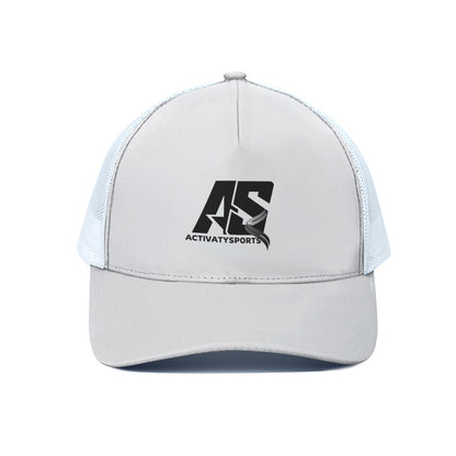 Unisex Hat With White Half-mesh