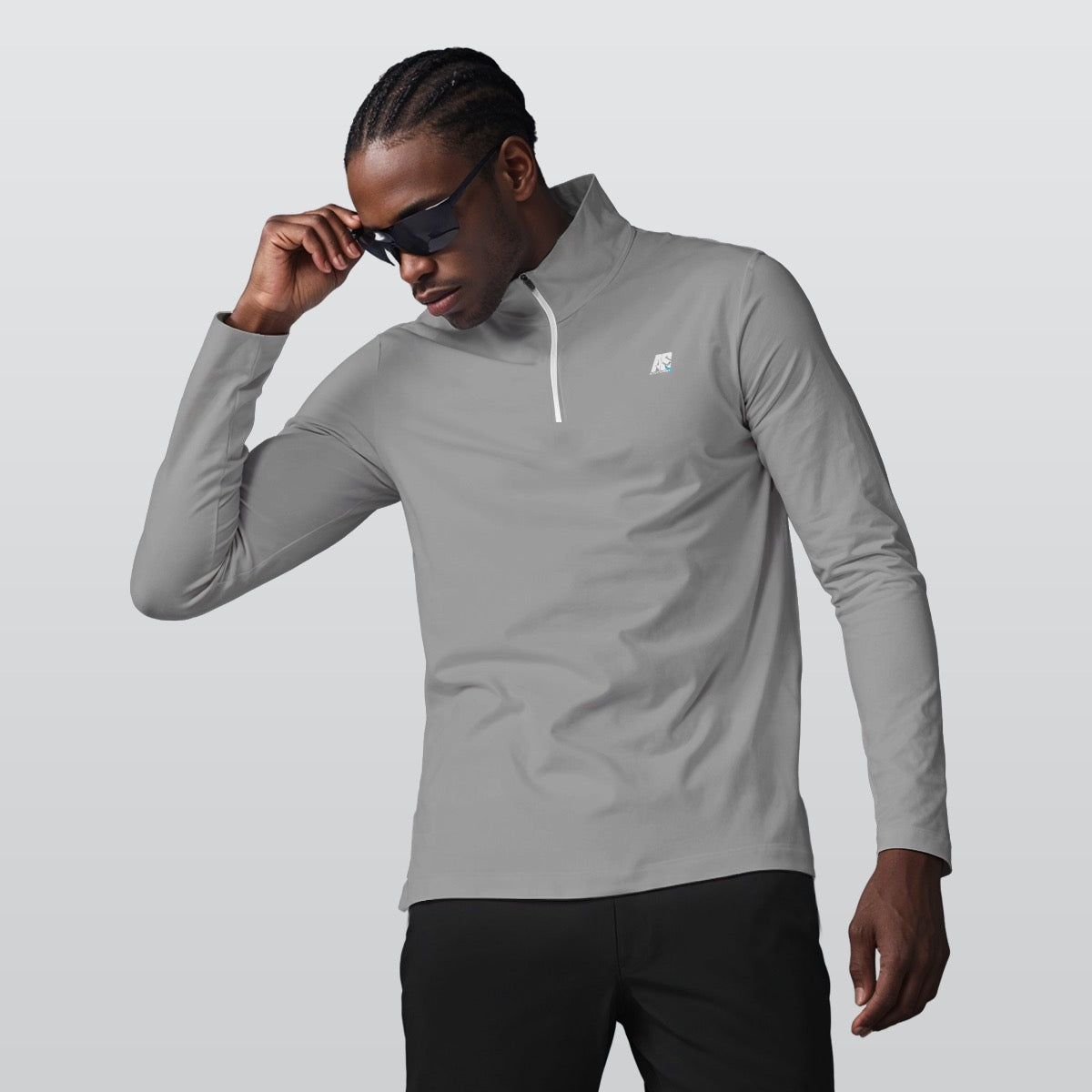 AS Men's Sports Collar Jersey, Long Sleeve