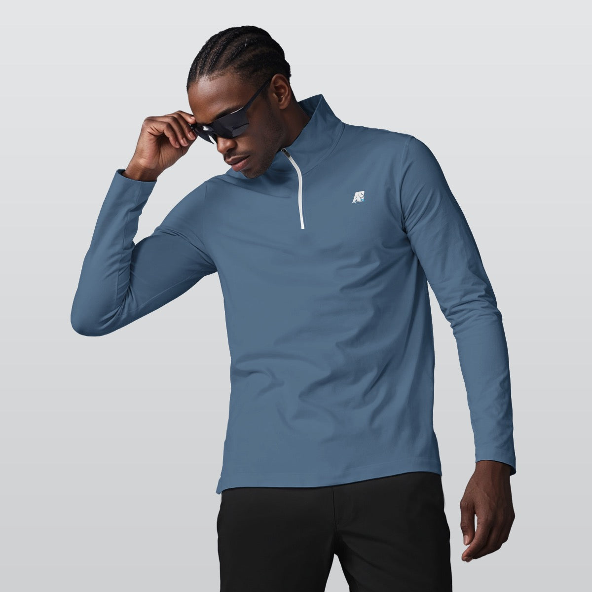 AS Men's Sports Collar Jersey, Long Sleeve