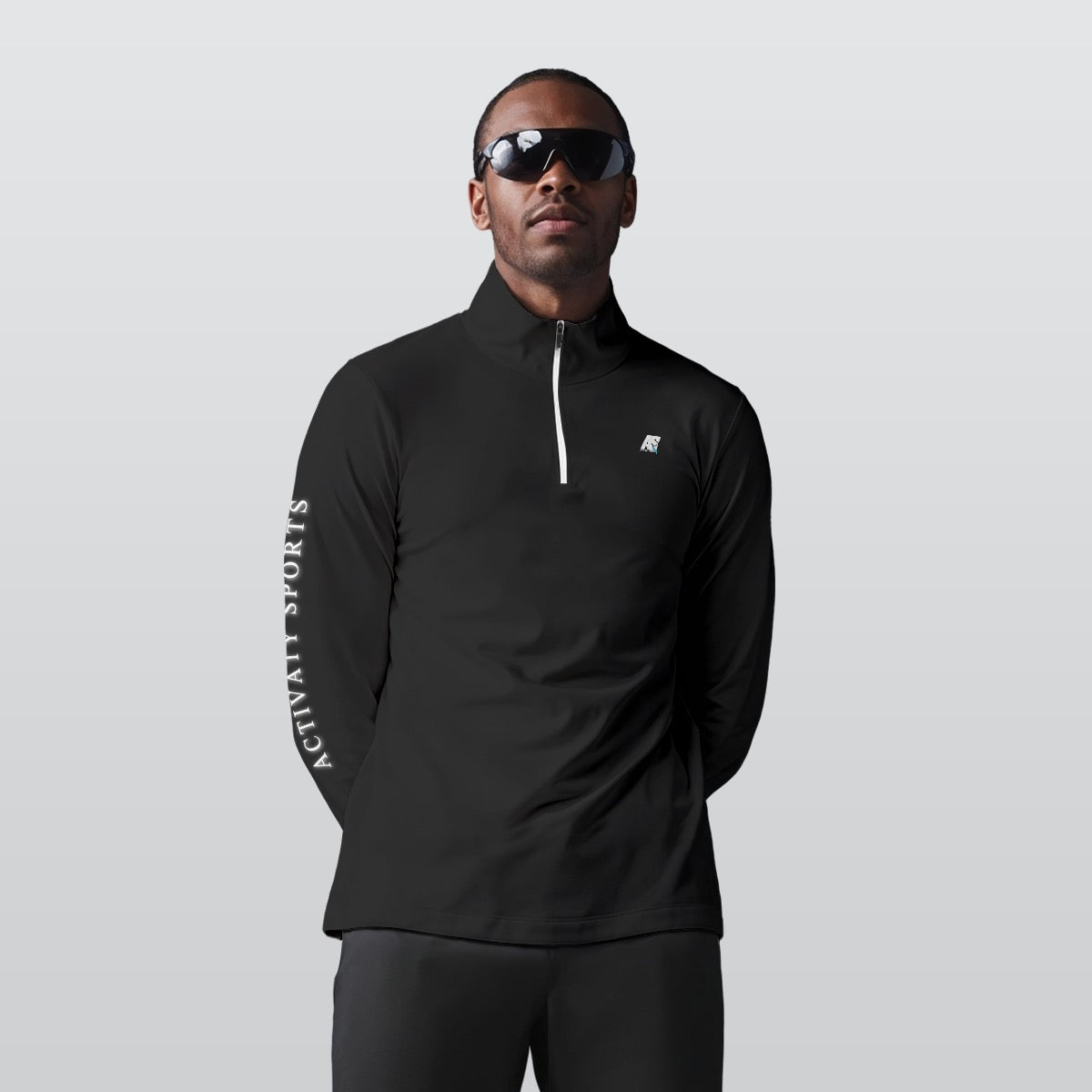 AS Men's Sports Collar Jersey, Long Sleeve