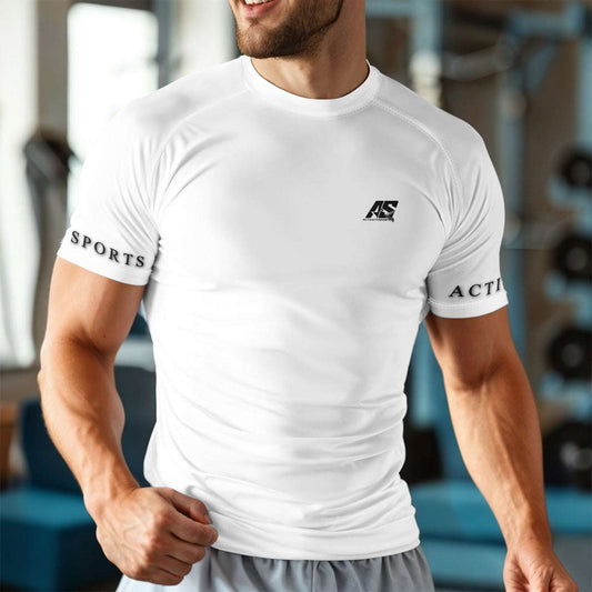 AS Official Mens Short Sleeve T-Shirt (White)