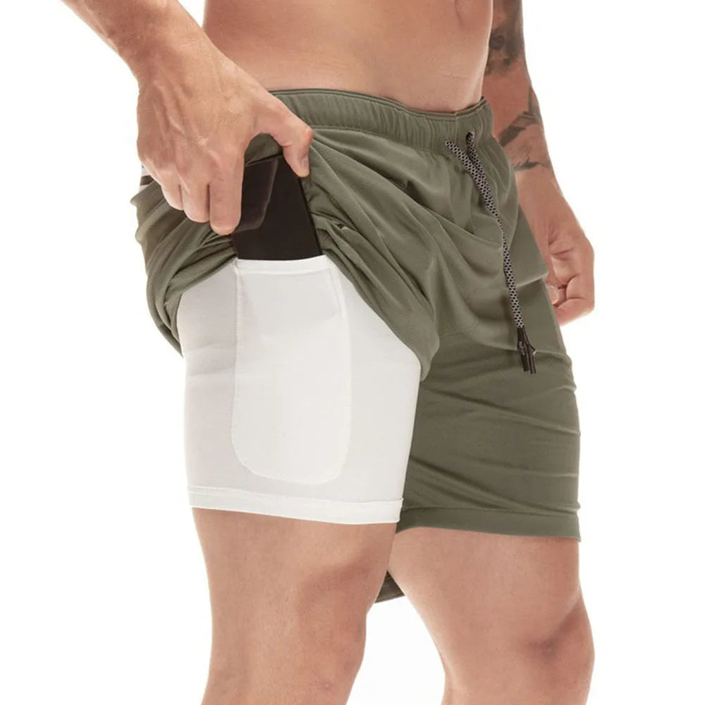 Activaty Men 2 in 1 Running Shorts