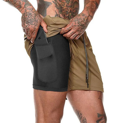 Activaty Men 2 in 1 Running Shorts