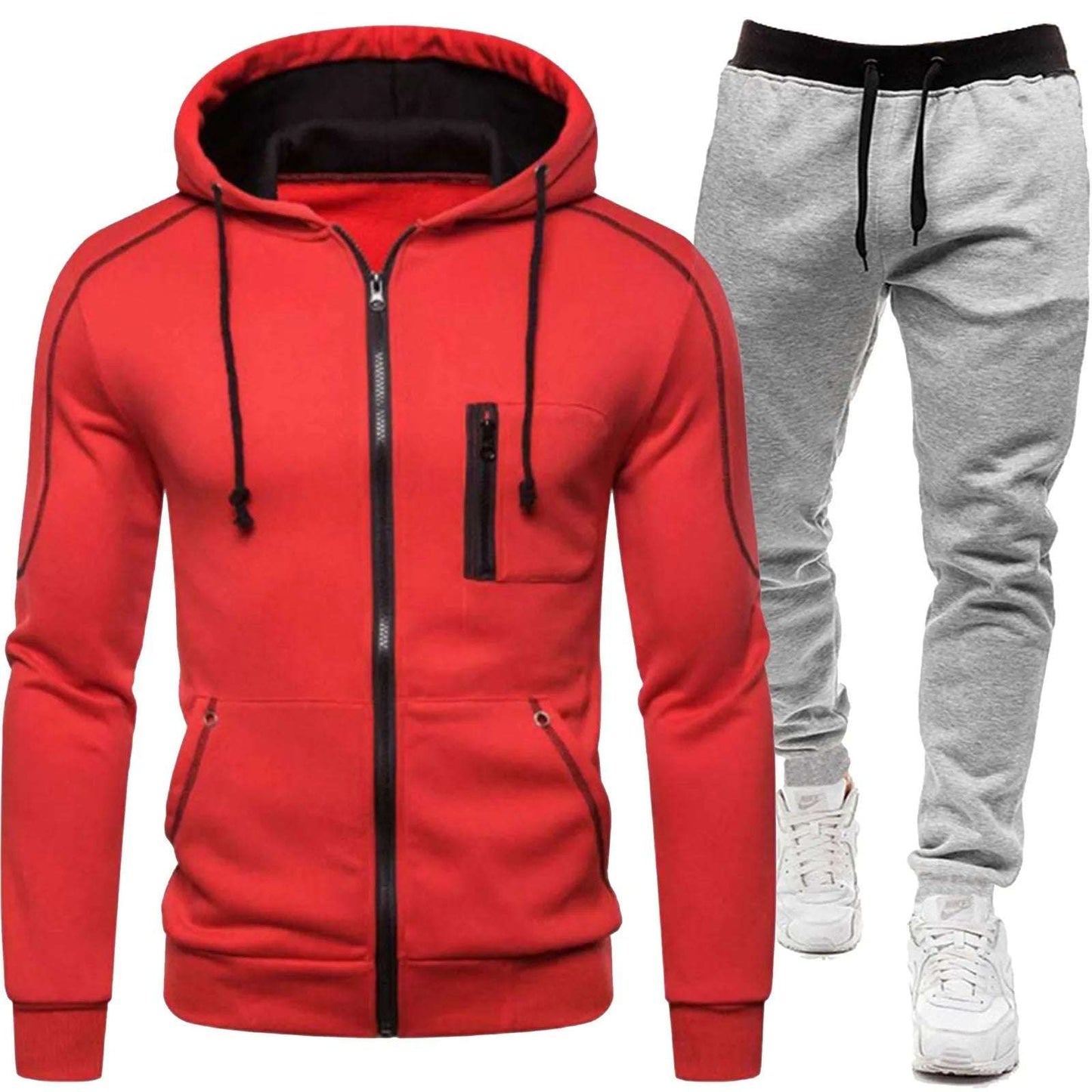 Men's Sport Casual Tracksuit Set 2 Piece