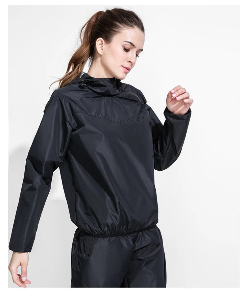 Women/ Men Activaty Outdoor Running Exercise Sauna Suit 2024