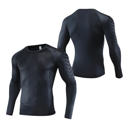 Mens Compression Gym Sweatshirts "MAN"
