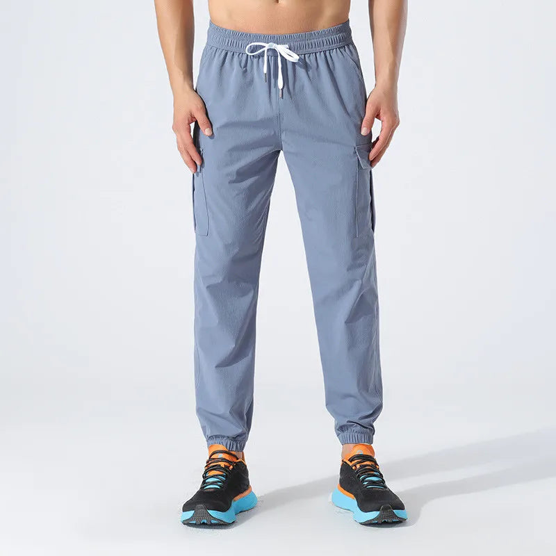 Activaty Spring Men Women Running Training Cargo Joggings Sweatpants