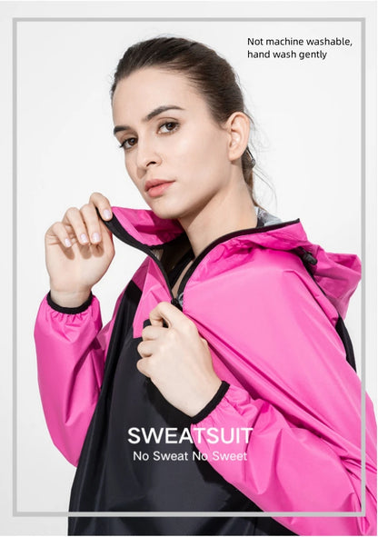 Women/ Men Activaty Outdoor Running Exercise Sauna Suit 2024