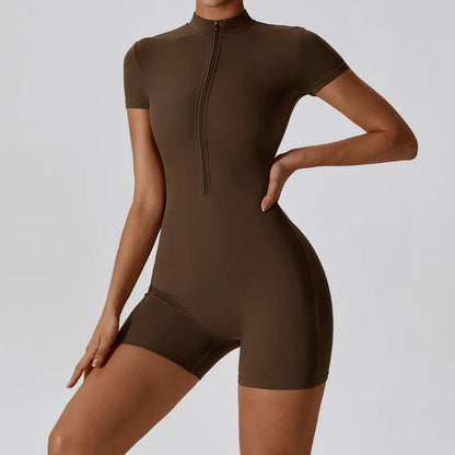 Yoga Jumpsuit Summer Short Sleeve