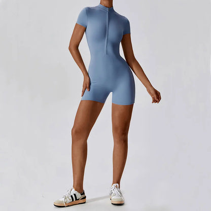 Yoga Jumpsuit Summer Short Sleeve