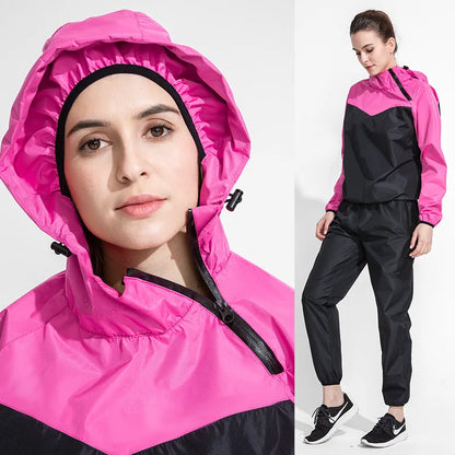 Women/ Men Activaty Outdoor Running Exercise Sauna Suit 2024