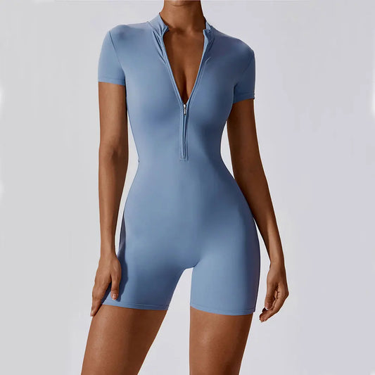 Yoga Jumpsuit Summer Short Sleeve