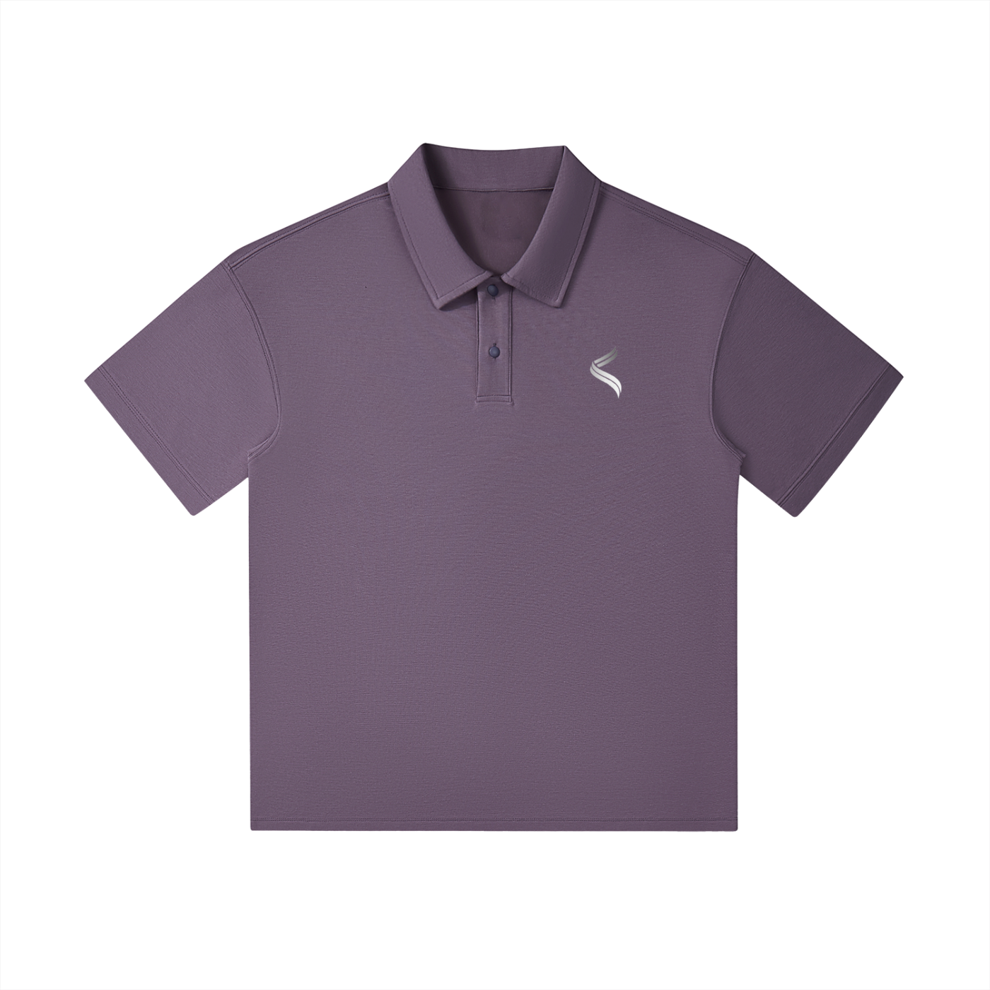Drop Shoulder Short-Sleeve Polo